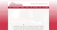 Desktop Screenshot of crochetforcancer.org